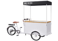 Carretto della bicicletta del gelato di tre ruote con la pompa idraulica della cassaforte del commestibile