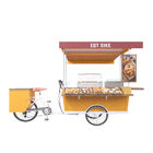 Bici vendente elettrica del carretto dell'hamburger del triciclo mobile