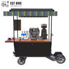 struttura del metallo di Van Vending Coffee Bike Cart dell'alimento 350w