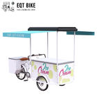 Bici del carico del triciclo del gelato del frigorifero di EQT 138L da vendere alta qualità Front Loading Pedal Assist Freezer