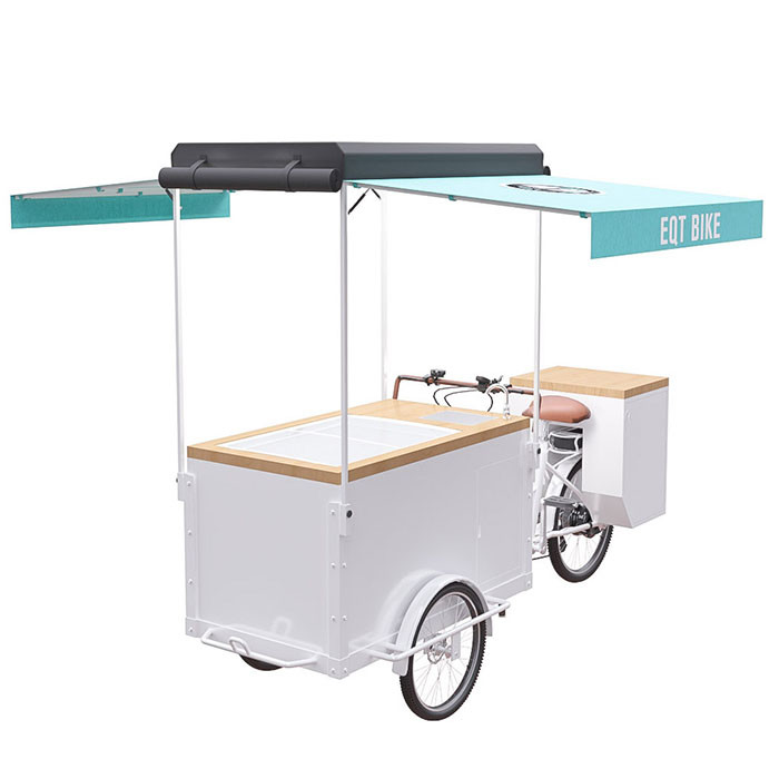 Motorino commerciale del pedale del gelato, gelato Trike con tempo di impiego lungo