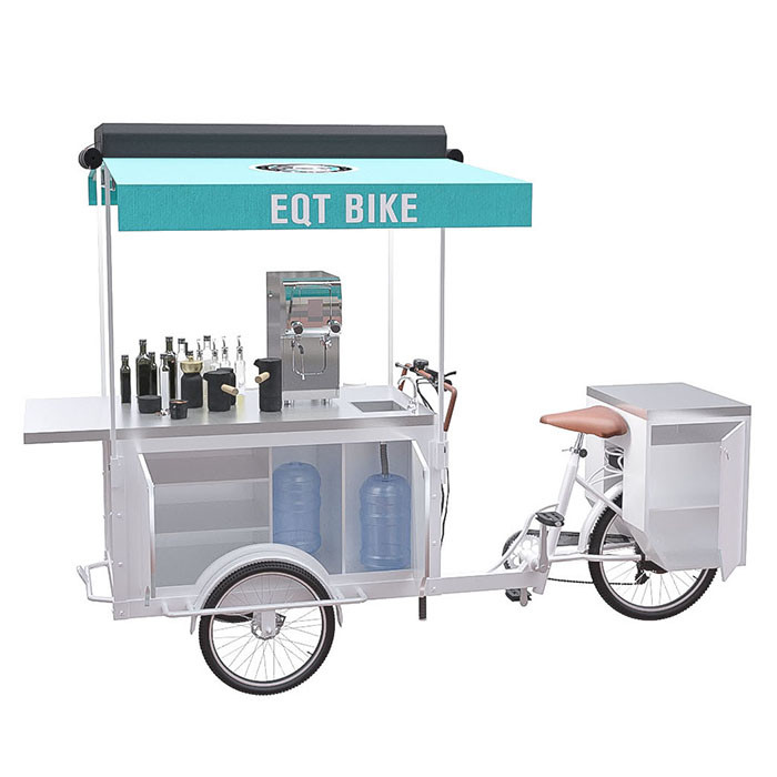 Il lusso ha personalizzato il carretto di vendita del triciclo per bere della via/vendita del tè