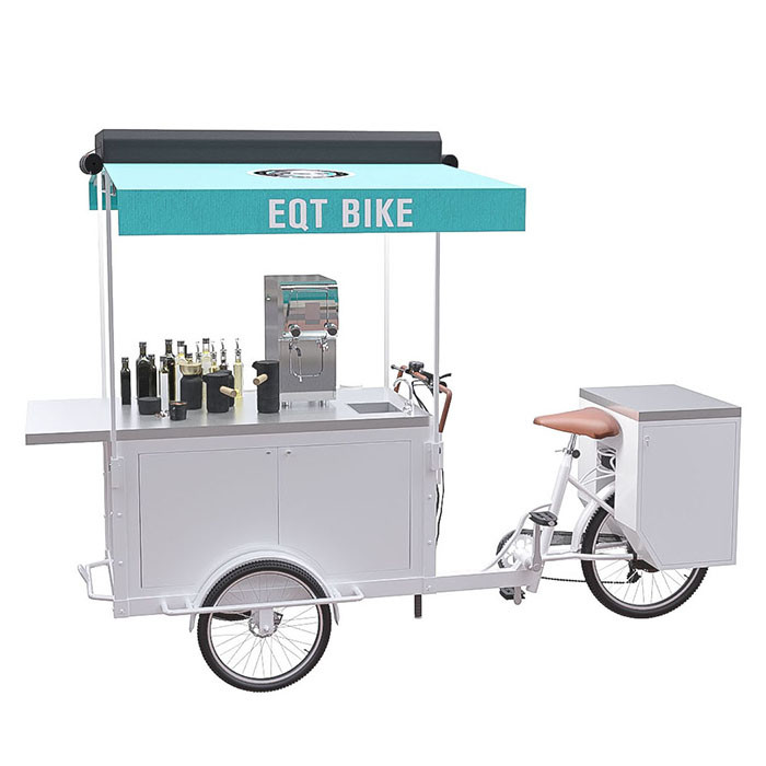 La vendita mobile della bevanda Bikes il sistema di controllo della velocità dell'ingranaggio della velocità dei tricicli 7