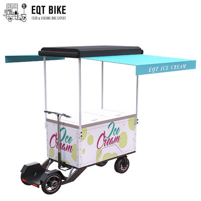 Triciclo vendente elettrico di vendita caldo del congelatore della bici del gelato di alta qualità di EQT del gelato della ruota all'aperto della bici 4