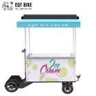 Bici elettrica del carico di sostegno della batteria del carretto della bici del gelato del motorino di EQT per le bevande fredde Front Load Business Bike
