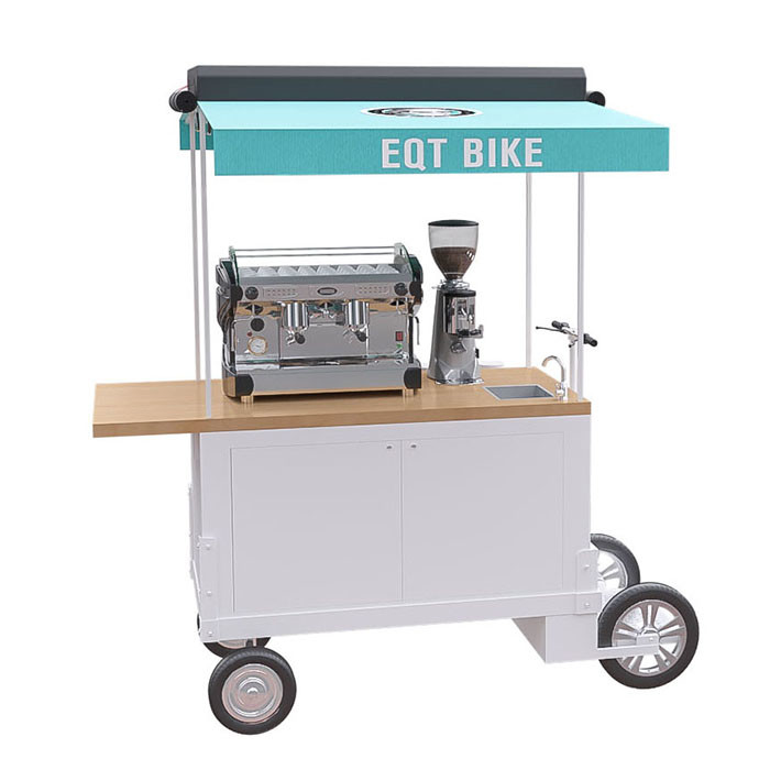 Carretto mobile della bici del caffè con l'alta configurazione della batteria di specificazione